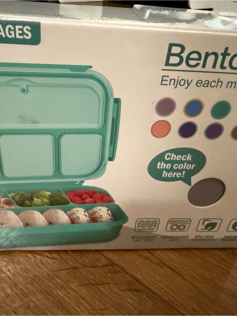Kids Lunchbox - Grey Compartmentalized Snack Tray